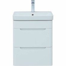 Тумба под раковину Aquanet София 50 274171 подвесная Белый глянец