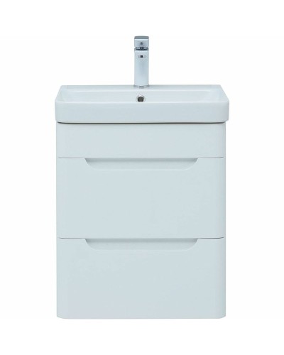 Тумба под раковину Aquanet София 50 274171 подвесная Белый глянец