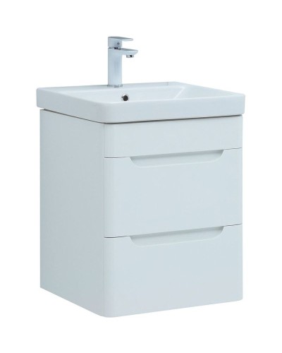 Тумба под раковину Aquanet София 50 274171 подвесная Белый глянец