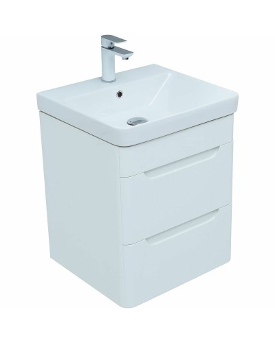 Тумба под раковину Aquanet София 50 274171 подвесная Белый глянец