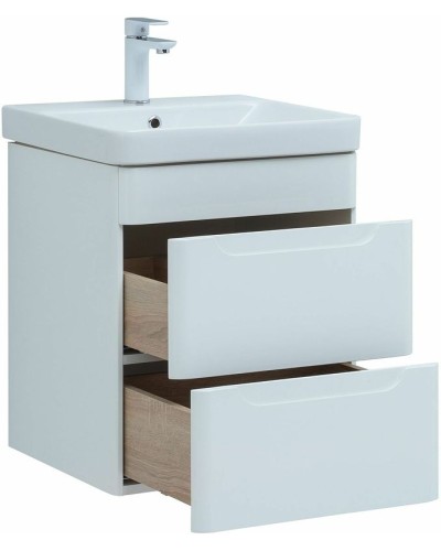 Тумба под раковину Aquanet София 50 274171 подвесная Белый глянец
