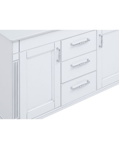 Тумба под раковину Aquanet Селена 120 201652 Белая Патина серебро