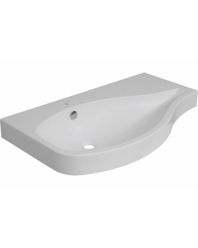 Тумба с раковиной Aquanet Сопрано 95 L 212998 подвесная Белая