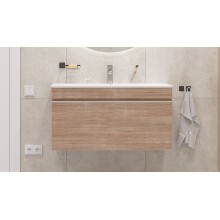 Тумба под раковину Velvex Pulsus 100 tpPUL.100-25 подвесная Дуб сонома