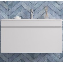 Тумба под раковину Velvex Pulsus 100 tpPUL.100-21 подвесная Белый