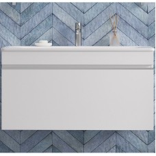 Тумба под раковину Velvex Pulsus 100 tpPUL.100-21 подвесная Белый