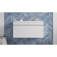 Тумба под раковину Velvex Pulsus 100 tpPUL.100-21 подвесная Белый