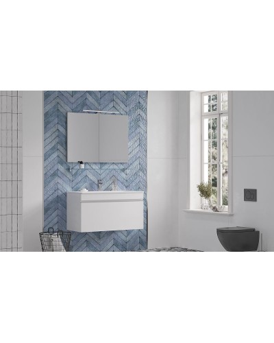 Тумба под раковину Velvex Pulsus 100 tpPUL.100-21 подвесная Белый