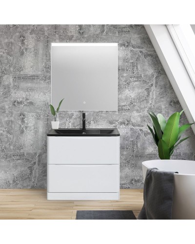 Тумба под раковину BelBagno 90 ACQUA-900-2C-PIA-BL Bianco Lucido