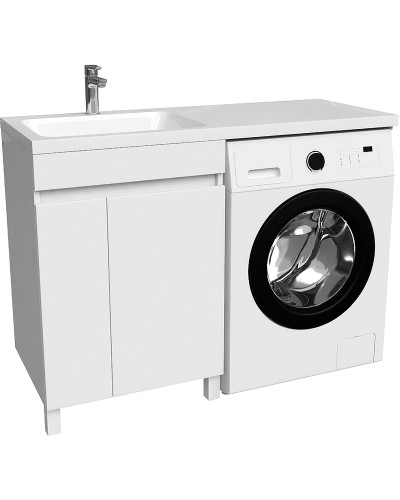 Тумба с раковиной Iddis Optima Home 120 L OPH12LDi95K Белый