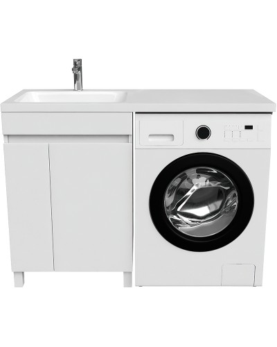 Тумба с раковиной Iddis Optima Home 120 L OPH12LDi95K Белый