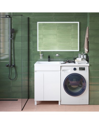 Тумба с раковиной Iddis Optima Home 120 L OPH12LDi95K Белый