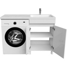 Тумба с раковиной Iddis Optima Home 120 R OPH12RDi95K Белый