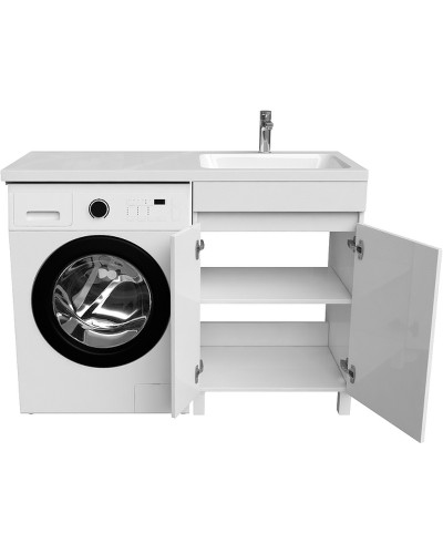 Тумба с раковиной Iddis Optima Home 120 R OPH12RDi95K Белый