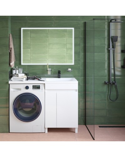 Тумба с раковиной Iddis Optima Home 120 R OPH12RDi95K Белый