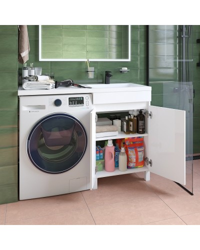 Тумба с раковиной Iddis Optima Home 120 R OPH12RDi95K Белый