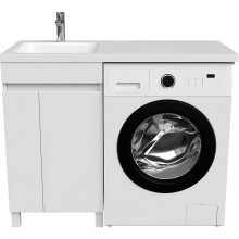 Тумба с раковиной Iddis Optima Home 110 L OPH11LDi95K Белый