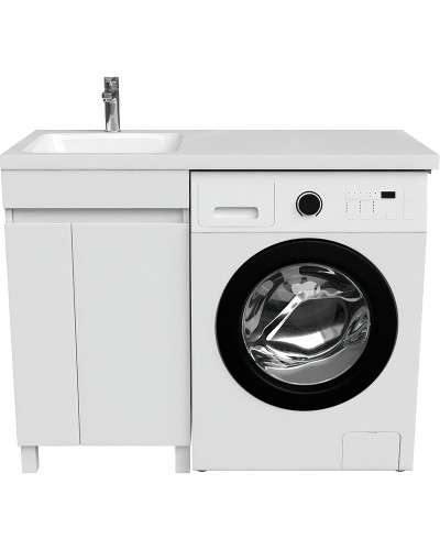 Тумба с раковиной Iddis Optima Home 110 L OPH11LDi95K Белый