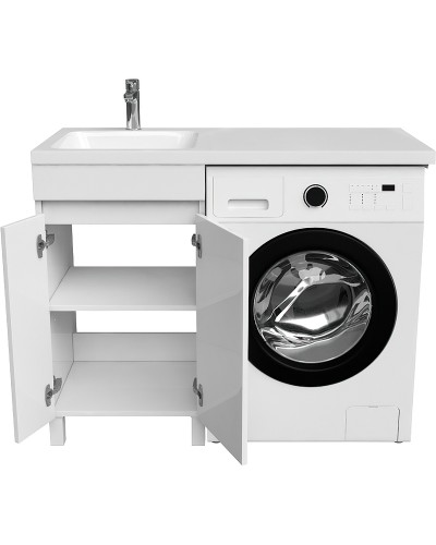 Тумба с раковиной Iddis Optima Home 110 L OPH11LDi95K Белый