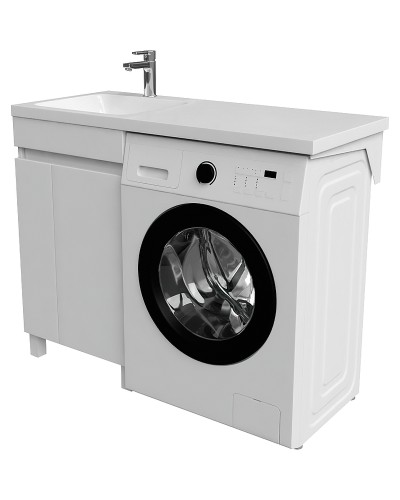 Тумба с раковиной Iddis Optima Home 110 L OPH11LDi95K Белый