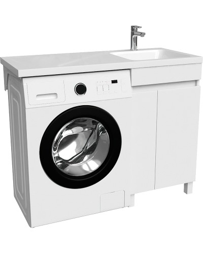 Тумба с раковиной Iddis Optima Home 110 R OPH11RDi95K Белый