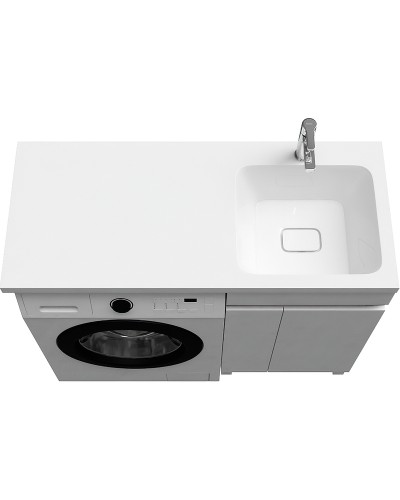 Тумба с раковиной Iddis Optima Home 110 R OPH11RDi95K Белый