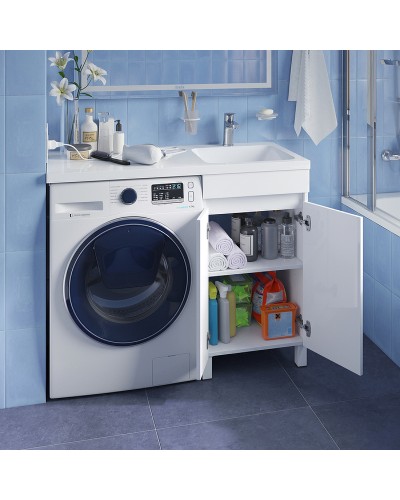 Тумба с раковиной Iddis Optima Home 110 R OPH11RDi95K Белый