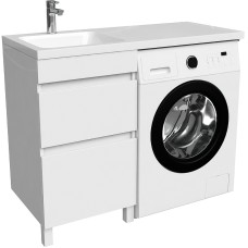 Тумба с раковиной Iddis Optima Home 110 L OPH11LBi95K Белый