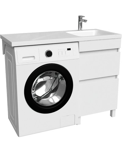 Тумба с раковиной Iddis Optima Home 110 R OPH11RBi95K Белый