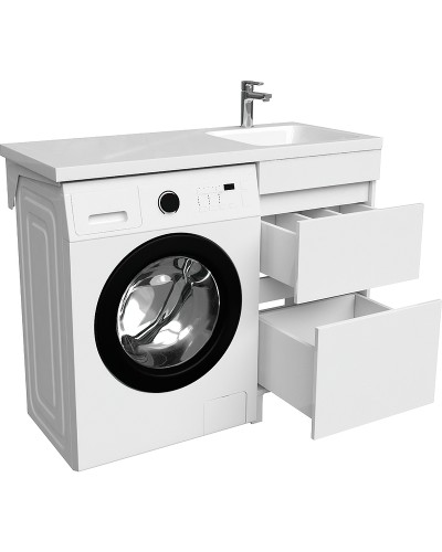 Тумба с раковиной Iddis Optima Home 110 R OPH11RBi95K Белый