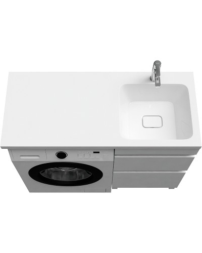 Тумба с раковиной Iddis Optima Home 110 R OPH11RBi95K Белый