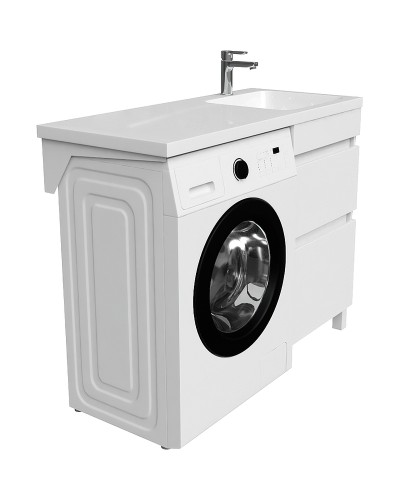 Тумба с раковиной Iddis Optima Home 110 R OPH11RBi95K Белый