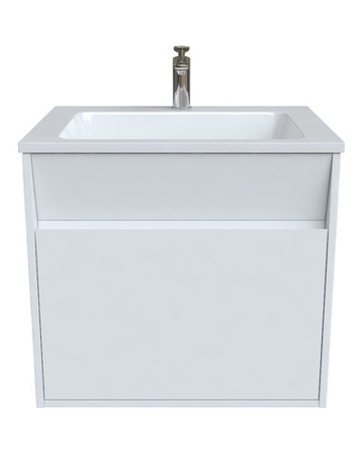 Тумба с раковиной Iddis Esper 60 ESP60W0i95K подвесная Белая