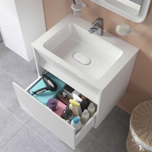 Тумба с раковиной Iddis Esper 60 ESP60W0i95K подвесная Белая