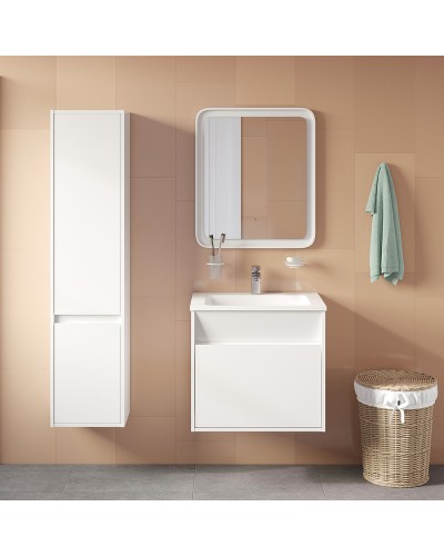 Тумба с раковиной Iddis Esper 60 ESP60W0i95K подвесная Белая