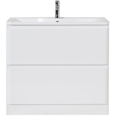 Тумба под раковину BelBagno 80 ALBANO-800-2C-PIA-BL Bianco Lucido