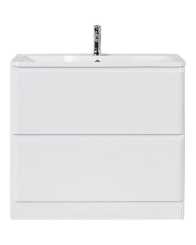 Тумба под раковину BelBagno 80 ALBANO-800-2C-PIA-BL Bianco Lucido