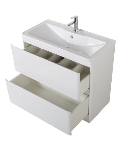 Тумба под раковину BelBagno 80 ALBANO-800-2C-PIA-BL Bianco Lucido