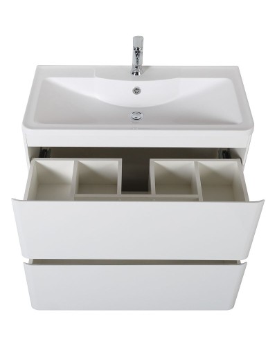 Тумба под раковину BelBagno 80 ALBANO-800-2C-PIA-BL Bianco Lucido