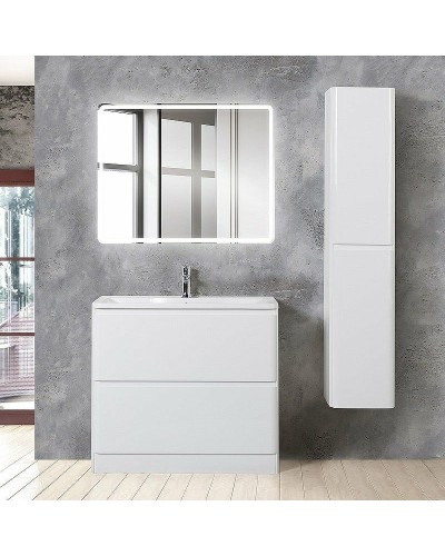 Тумба под раковину BelBagno 80 ALBANO-800-2C-PIA-BL Bianco Lucido