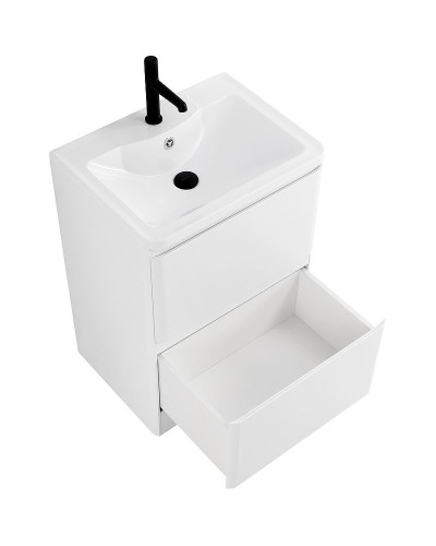 Тумба под раковину BelBagno 60 ALBANO-600-2C-PIA-BL Bianco Lucido