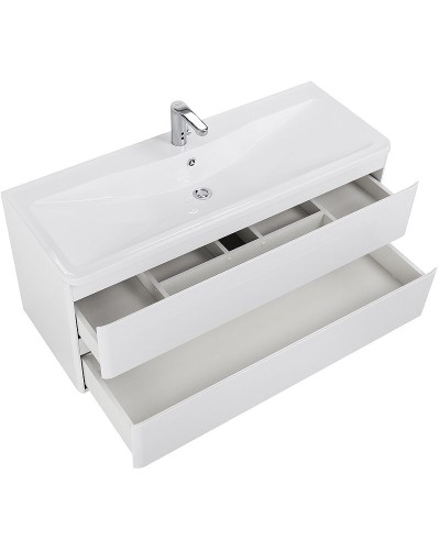 Тумба под раковину BelBagno 120 ALBANO-1200-2C-SO-BL подвесная Bianco Lucido