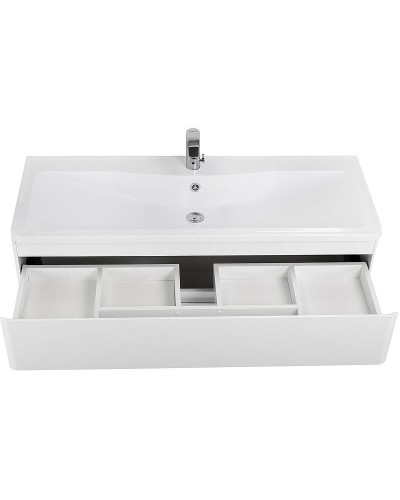 Тумба под раковину BelBagno 120 ALBANO-1200-2C-SO-BL подвесная Bianco Lucido