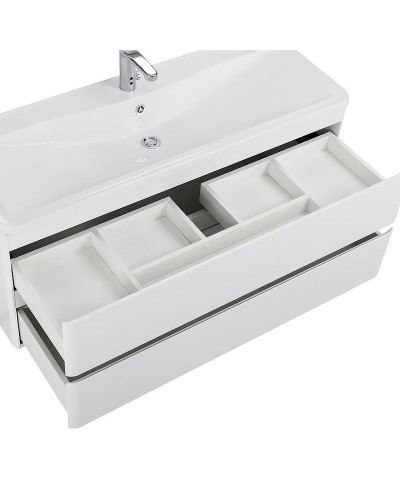 Тумба под раковину BelBagno 120 ALBANO-1200-2C-SO-BL подвесная Bianco Lucido