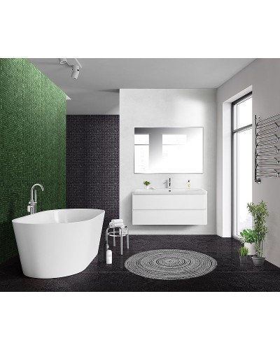 Тумба под раковину BelBagno 120 ALBANO-1200-2C-SO-BL подвесная Bianco Lucido