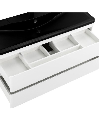 Тумба под раковину BelBagno 120 ALBANO-1200-2C-SO-BL подвесная Bianco Lucido