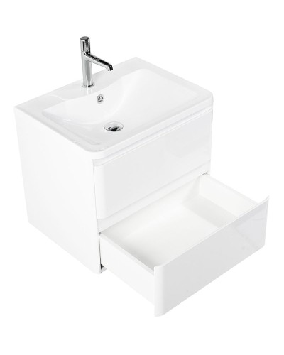 Тумба под раковину BelBagno 70 ALBANO-700-2C-SO-BL подвесная Bianco Lucido