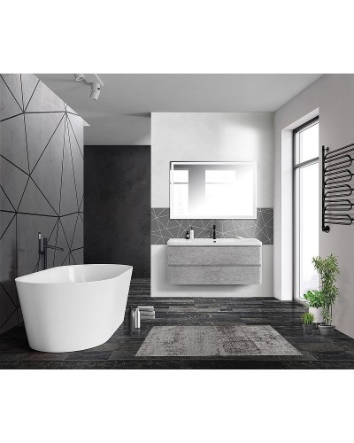 Тумба под раковину BelBagno 120 ALBANO-1200-2C-SO-CVG подвесная Cemento Verona Grigio