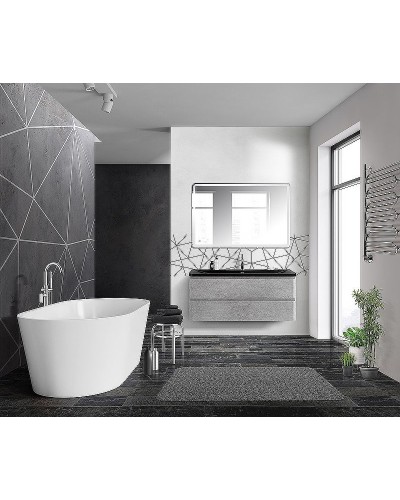 Тумба под раковину BelBagno 120 ALBANO-1200-2C-SO-CVG подвесная Cemento Verona Grigio