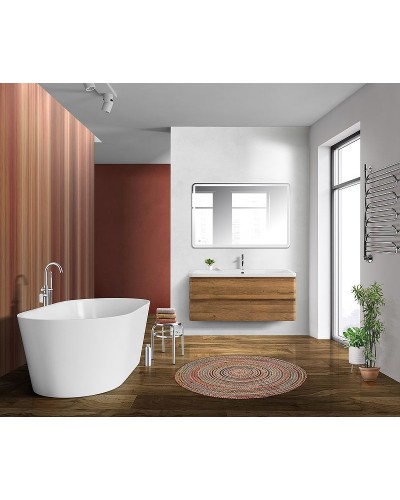 Тумба под раковину BelBagno 120 ALBANO-1200-2C-SO-RR подвесная Rovere Rustico